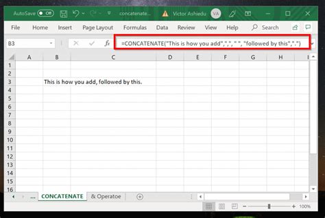 Concatenate Excel How To Concatenate Join Columns And Strings