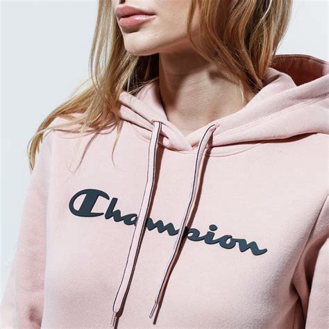 Champion Bluza Z Kapturem Hooded Sweatshirt 113207ps144 Kolor Różowy
