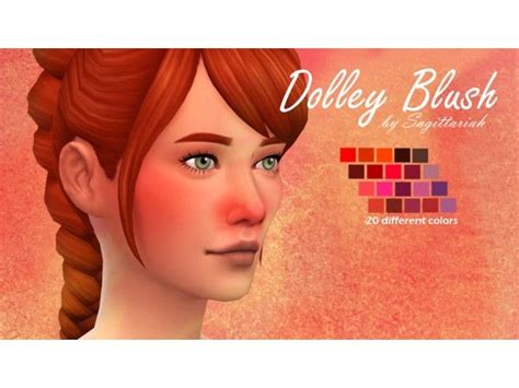Dolley Blush By Sagittariahx Sims Sims 4 Anime Sims 4 Body Mods