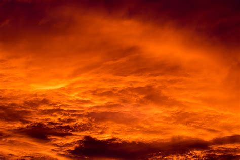 Free Photo Fire Sky Clouds Sunset Burn Free Image On Pixabay