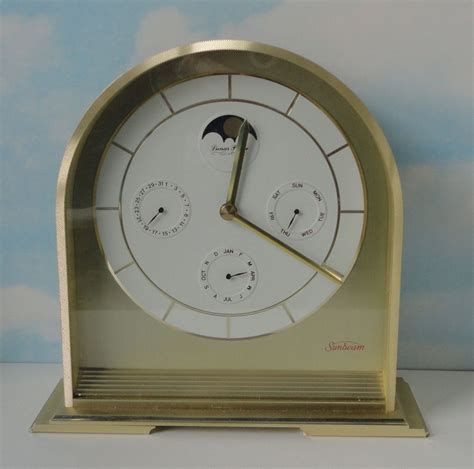 Sunbeam Lunar Phase Clock Clock Cool Things To Buy Lunar Phase