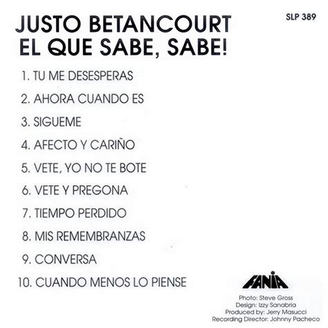 Son Soneando Justo Betancourt El Que Sabesabe