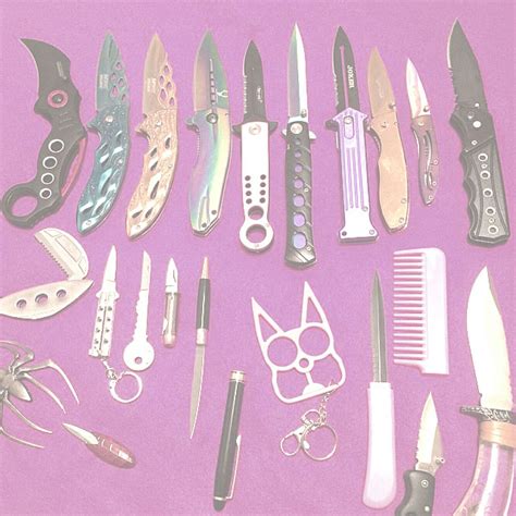 Tdi X Reader Knife Aesthetic Pretty Knives Pink