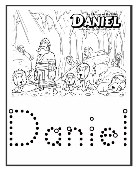 Daniel In The Lions Den Printable Worksheets