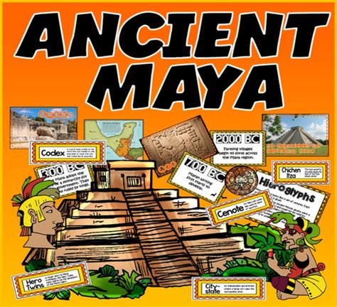 Ancient Maya Teaching Resources History Key Stage 2 Display Pack By