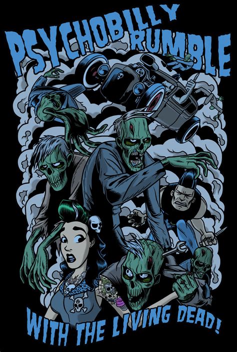 Psychobilly Rumble Full Color By Zombie You On Deviantart