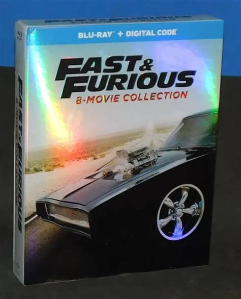 Fast And Furious 8 Movie Collection Blu Ray 9 Disc Set 2017 1795