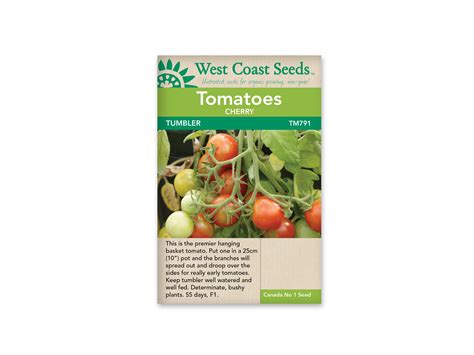 Tomatoes Cherry Tumbler West Coast Seeds