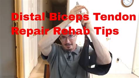 Distal Biceps Repair Rehab Tips Youtube