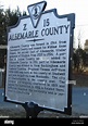 ALBEMARLE COUNTY Albemarle County was formed in 1744 from Goochland ...