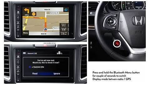Honda CR-V built-in Nav GPS Navigation audio Upgrade Kit Hondalink CRV