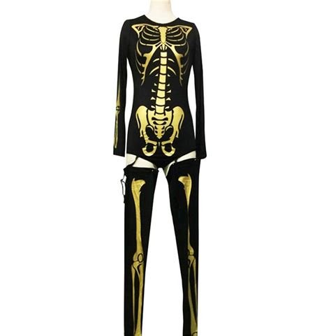 Gothic Bones Skeleton Sexy Suit And Tights Halloween Rebelsmarket