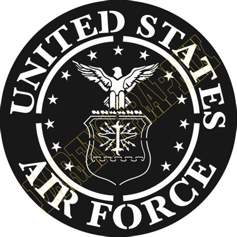 DXF File air Force - Etsy