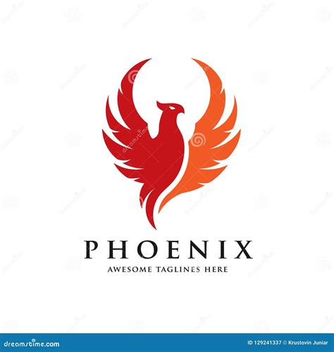 Luxury Phoenix Logo Concept Best Phoenix Bird Logo Design Vector