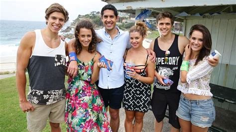 Vj Phoebe Andy Denny Kyle Hannah Home And Away Cast Home