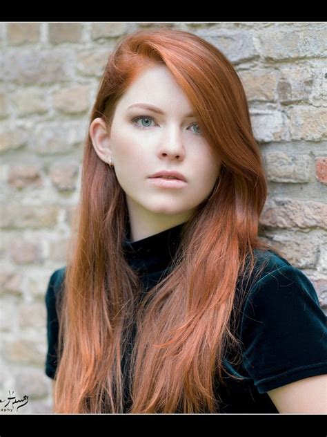 Redheads Ginger Long Hair Styles Portrait Beauty Red Heads
