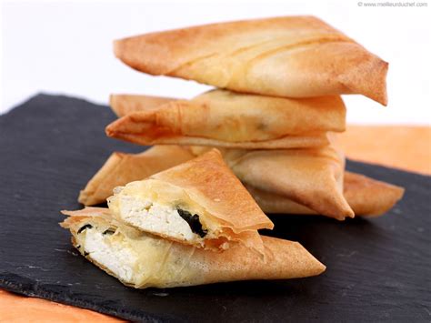 Samoussa au fromage de chêvre Notre recette avec photos