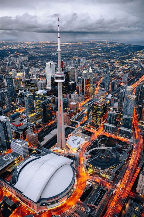 City Of Toronto A Photo From My Flight Over The Beautiful City Of