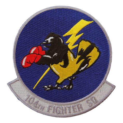 Air Force 104th Fighter Squadron Patch Flying Tigers Surplus
