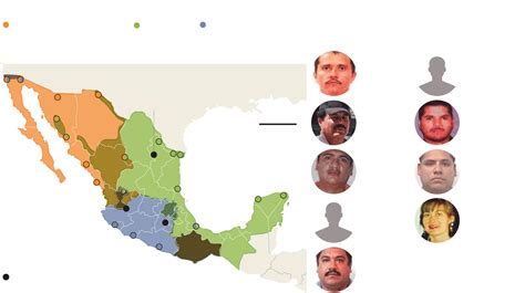 El Mapa Del Narcotráfico En México Los Cárteles Que Dominan En 2021 Peninsula Informativa