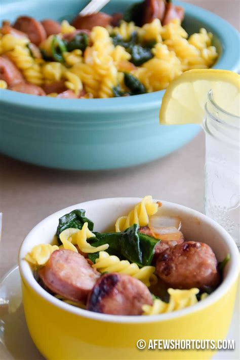Get the recipe at tasting table. Chicken Apple Sausage Pasta Recipe - A Few Shortcuts