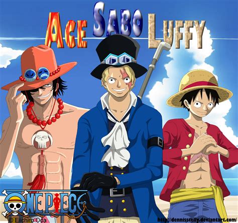 Asl Ace Sabo Luffy Part 2 Lineart Colored By Dennisstelly On