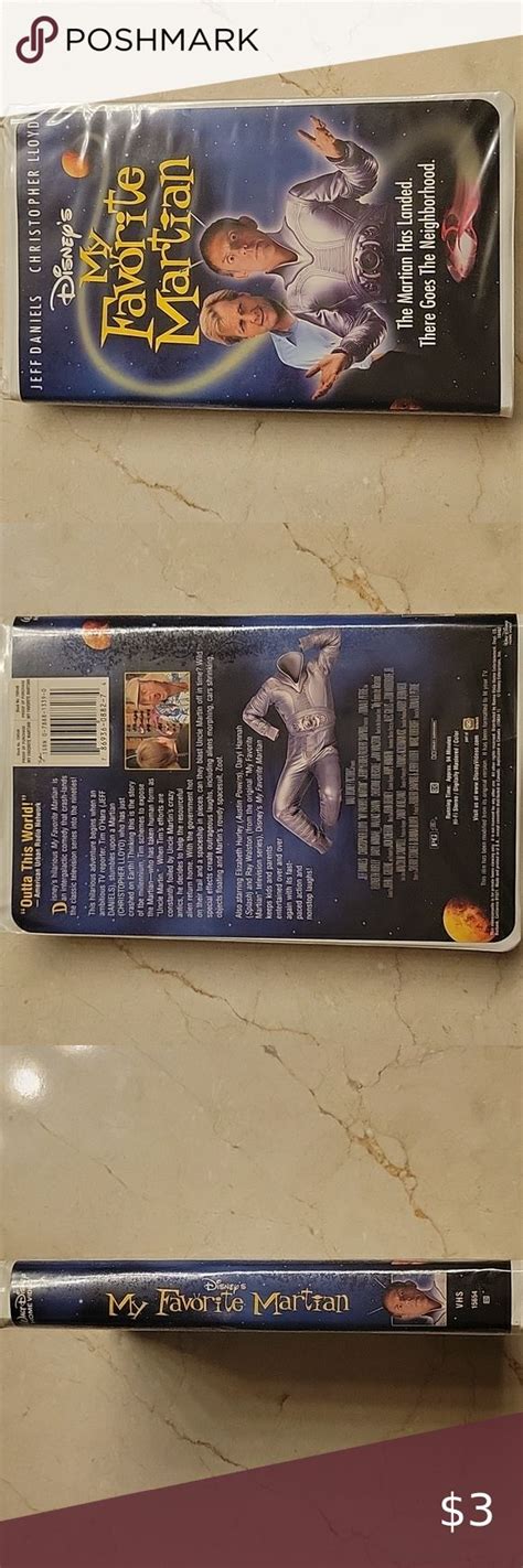 Disneys My Favorite Martian Vhs Tape My Favorite Martian The Martian Vhs Tape