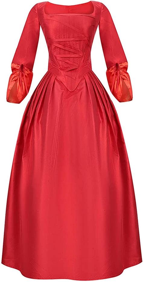 hamilton elizabeth schuyler angelica peggy colonial women royal retro dress victorian ball gown