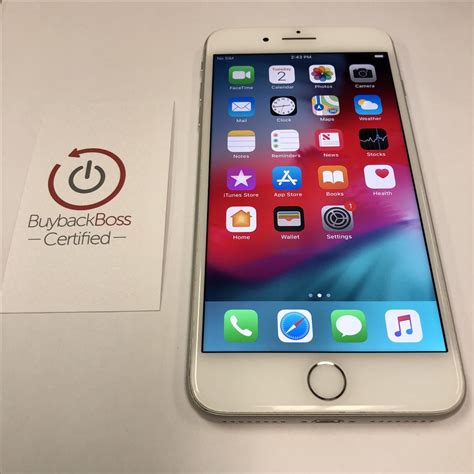 Apple Iphone 8 Plus Unlocked Silver 64gb A1897 Gsm Lrro31856