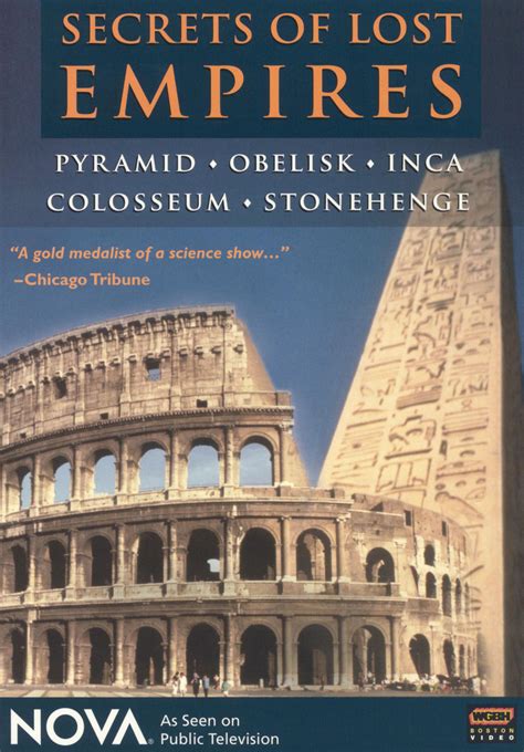 Best Buy Nova Secrets Of Lost Empires Pyramid Obelisk Colosseum Stonehenge Inca Discs Dvd