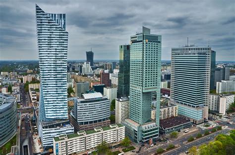 Panorama Of Warsaw From Above Peakd