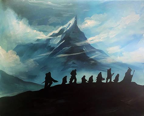 Lord Of The Rings Paint And Sip Event
