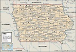 State And County Maps Of Iowa for Printable Iowa Road Map | Printable Maps