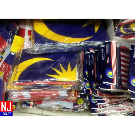 بنديرا مليسيا‎‎) atau nama rasminya jalur gemilang (jawi: Bendera Malaysia & Johor (1' x 2' / 2' x 4' / 3' x 6 ...