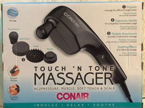 2019 Conair Touch N Tone Massager With 4 Attachments Clean And Sterile