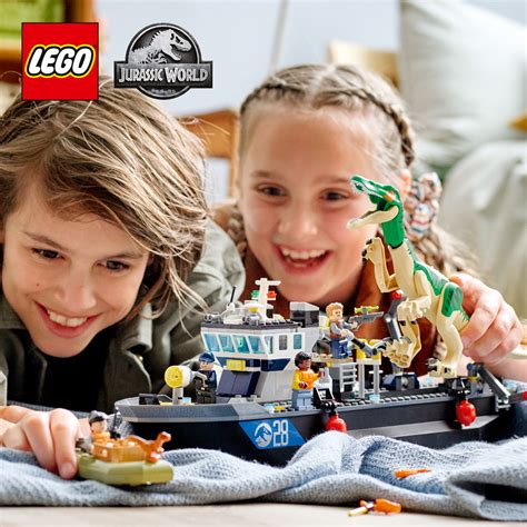 76942 Lego Jurassic World Baryonyx Dinosaur Boat Escape 308 Pieces
