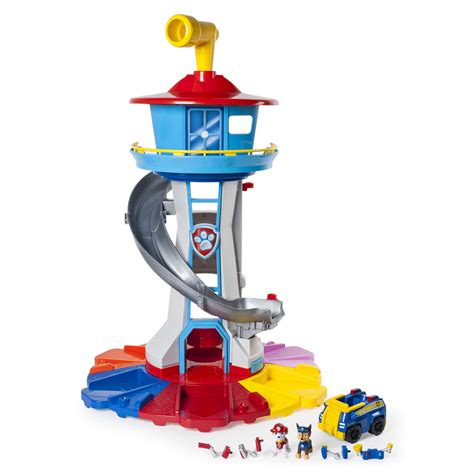 Paw Patrol Mighty Pups Super Paws Lookout Tower Playset With Lights