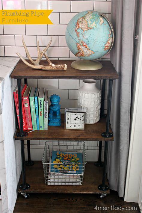I've admired the look of iron plumbing pipe floating shelves since i first saw them done on fixer upper. Plumbing Pipe Bookcase.