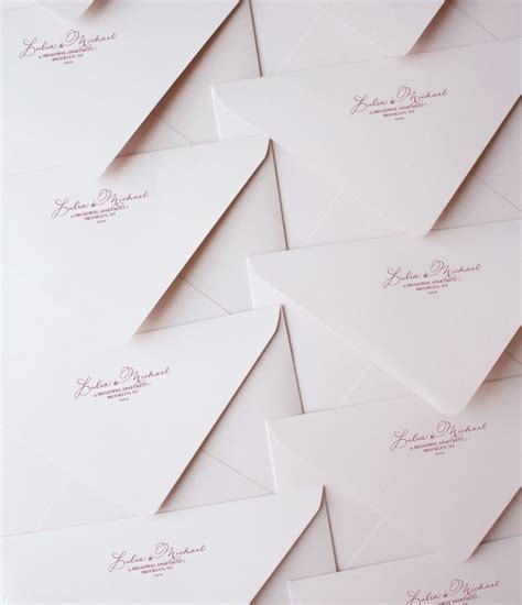 Blush Envelopes With Calligraphy Addressing The Spaniel Studio