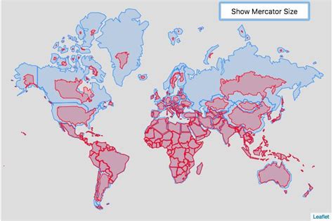 Made My Own Interactive Animation Of The Mercator Country Size