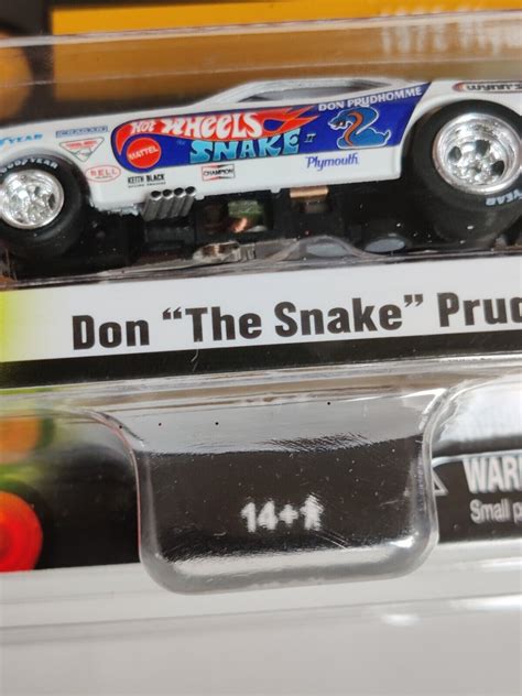 Auto World 4gear Hot Wheels Don The Snake Prudhomme 72 Plymouth Wht Ho