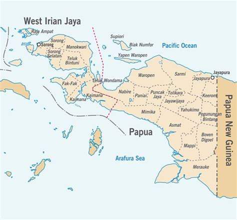Peta Provinsi Papua Business Map Peta Papua Pulau Paling Ujung Porn