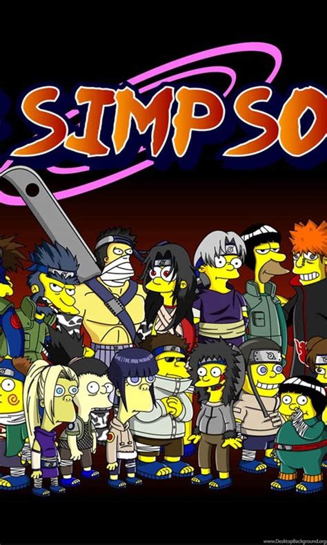 Simpsons Naruto Wallpapers Wallpapers Free Simpsons Naruto Desktop