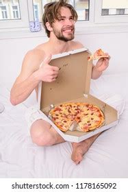 Sexy Courier Delivers Gastronomic Satisfaction Gastronomic Stock Photo Shutterstock