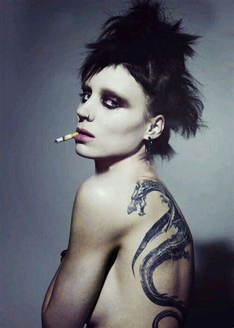 pin by ang on lisbeth salander dragon tattoo rooney mara the girl with the dragon tattoo