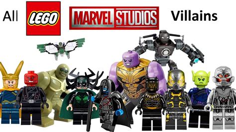 All Lego Mcu Villain Minifigures Ever Made 2012 2021 Youtube