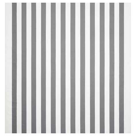 SOFIA Fabric Broad Striped White Grey 150 Cm IKEA