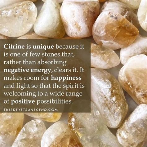 Thirdeyetranscend On Instagram “citrine Is Unique Because It Is One Of