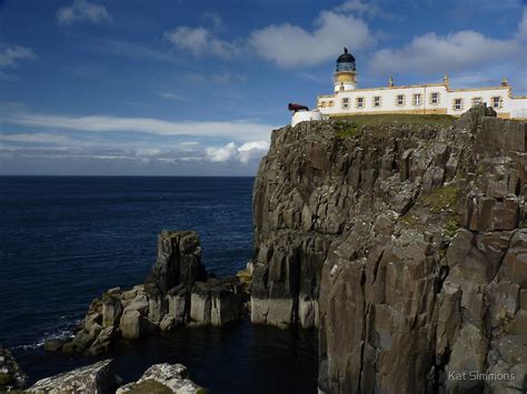 «neist point lighthouse, isle of skye. "Neist Point Lighthouse - Isle of Skye" by Kat Simmons ...