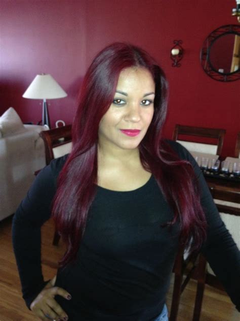 One of the most intense burgundy shades, this color with a noble red wine note is elegant and refined, yet edgy. BellaCreationz: RED BURGUNDY HAIR!!!